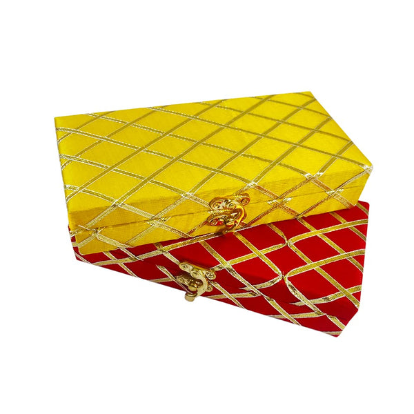 Gottapatti Designer Envelope Coin Box|Clutch Box|Return Gift For Wedding|Mehendi Favour Box dmsretail