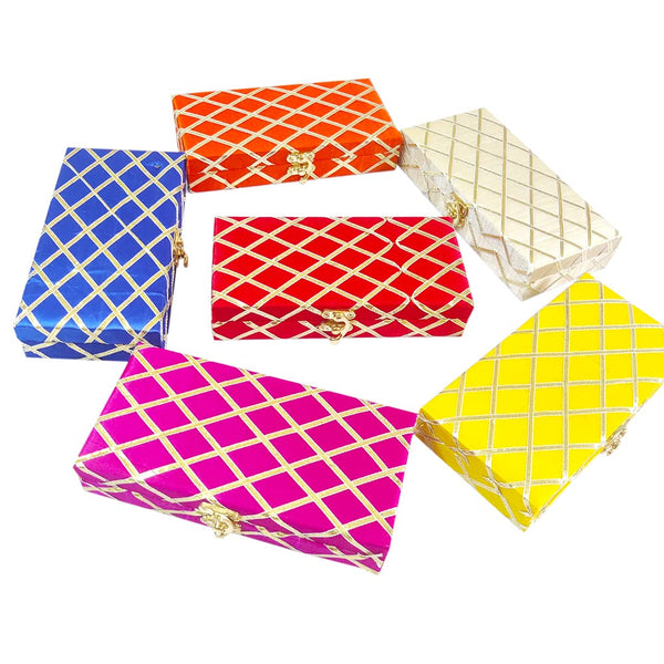 Gottapatti Designer Envelope Coin Box|Clutch Box|Return Gift For Wedding|Mehendi Favour Box dmsretail
