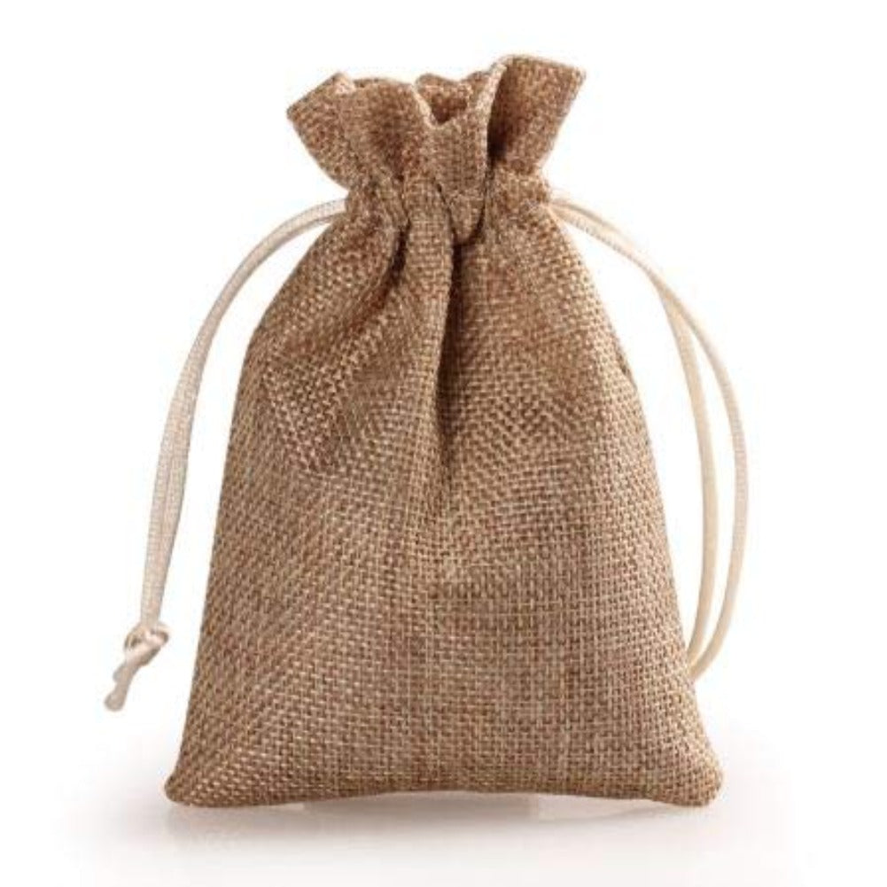 Jute Linen Potlis Bags Natural Jute Bags Return Gift Potli Bags Shagun Pouches dmsretail