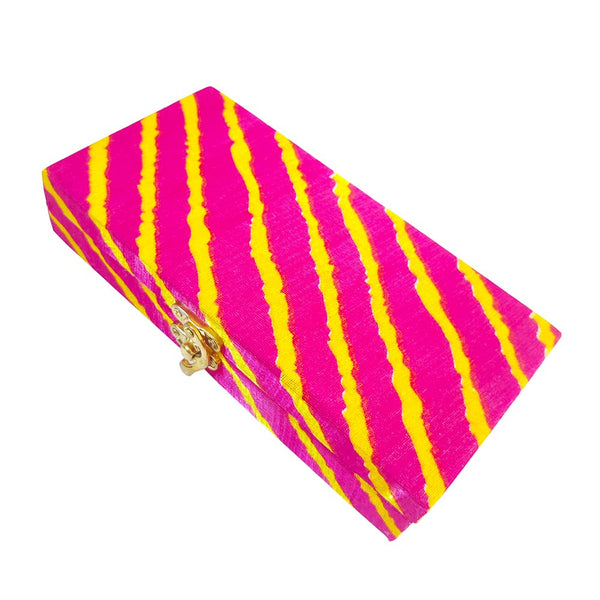 Leheriya Coin Box For Shagun Envelope Clucth Purse|Return Favor For Wedding For Guests dmsretail