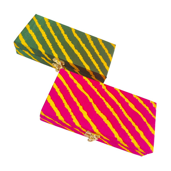 Leheriya Coin Box For Shagun Envelope Clucth Purse|Return Favor For Wedding For Guests dmsretail