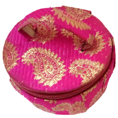 Multicolor Return Gift Potli Bags Shagun Gift Potli Bags Bangle Organiser Pink dmsretail