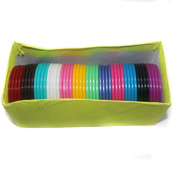 Plastic Bangle Set For Daily Wear Or Plastic Bangle Set For Jewellery Making -2 Boxes dmsretail