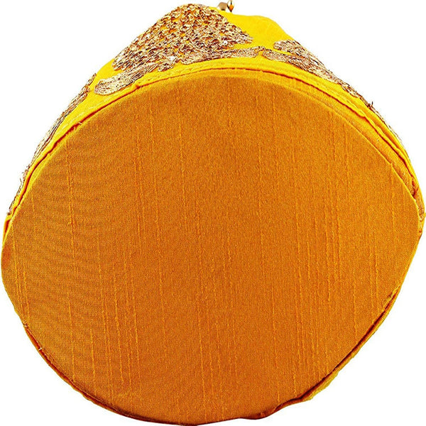 Rajasthani Potli Bag For Wedding Satchel Bag For Women And Girls Yellow dmsretail