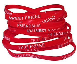 Red Thin Size Friendship Bracelet For Girls And Boys Friendship Band F dmsretail