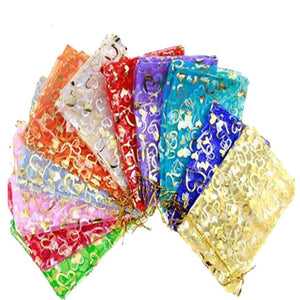Return Gift Favors Organza Bags Jewellery Packing Pouch 10X14 CMS dmsretail
