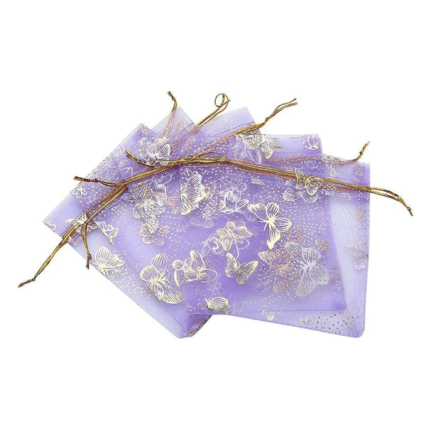 Return Gift Favors Organza Bags Jewellery Packing Pouch Dry Fruit Pouch 7X9 CMS dmsretail